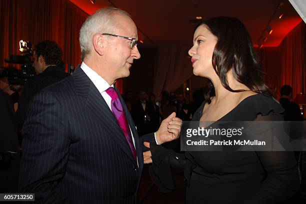 Wolf Hengst and Marcia Gay Harden attend CONDE NAST TRAVELER Readers Choice Awards at American Museum of Natural History on October 16, 2006 in New...