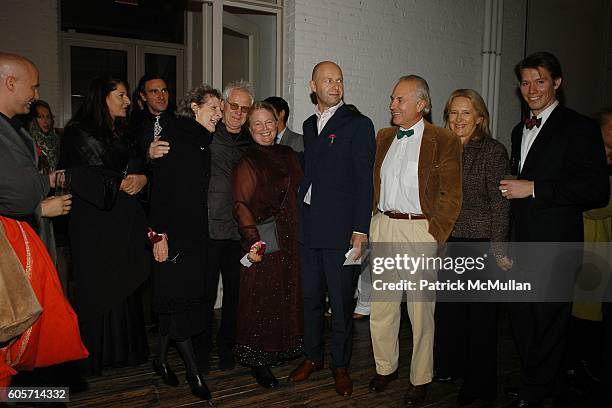 Trisha Brown, Burt Barr, Alanna Heiss, Lex Fenwick, Michel Zaleski, Caroline Zaleski and Rufus Lusk attend P.S.1. MOMA 30th Anniversary Homecoming...