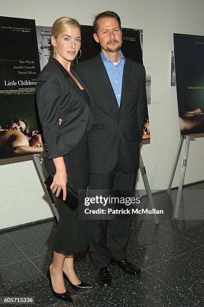 Kate Winslet and Todd Field attend Private Screening of NEW LINE CINEMA'S LITTLE CHILDREN at The Museum of Modern Art on October 10, 2006 in New York...