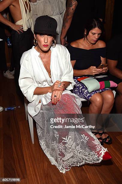 Ladyfag attends the Luar fashion show during New York Fashion Week September 2016 at The Standard, Highline on September 14, 2016 in New York City.