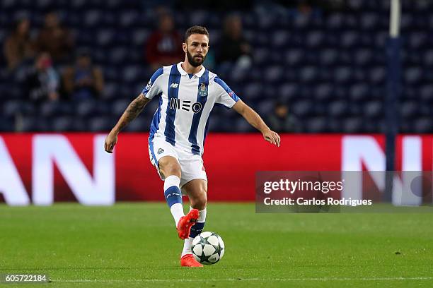 Porto's defender from Mexico Miguel Layun during the UEFA Champions League match between FC Porto v FC Copenhagen at Estadio do Dragao on September...