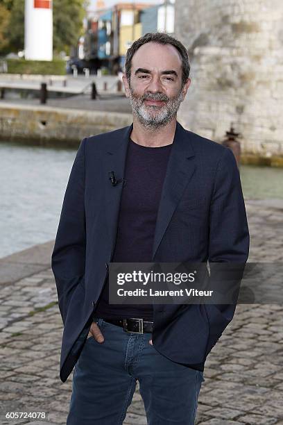 Actor Bruno Solo attends the 'L'Accident' Photocall during the 18th Festival of TV Fiction on September 14, 2016 in La Rochelle, France.