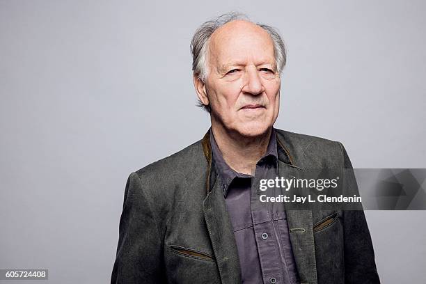 Director Werner Herzog of 'Salt & Fire' poses for a portraits at the Toronto International Film Festival for Los Angeles Times on September 13, 2016...