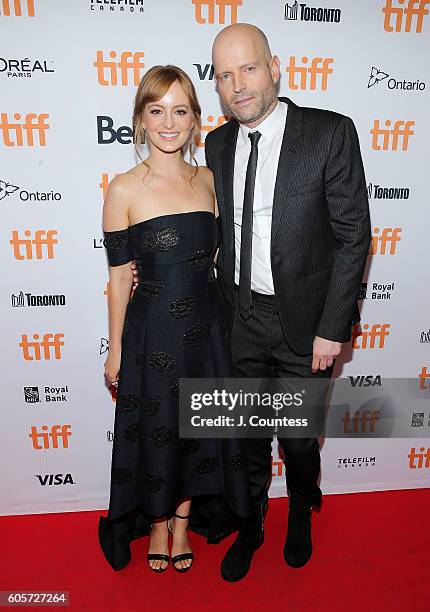 Actress Ahna O' Reilly and director Marc Forster attend the 2016 Toronto International Film Festival Premiere of "All I See Is You" at the Princess...