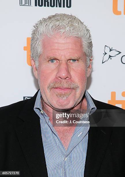 Executive producer Ron Perlman attends the 2016 Toronto International Film Festival Premiere of "All I See Is You" at the Princess of Wales Theatre...