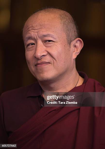 Director Khyentse Norbu attends the premiere for "Hema Hema: Sing Me A Song While I Wait" during the 2016 Toronto International Film Festival at...