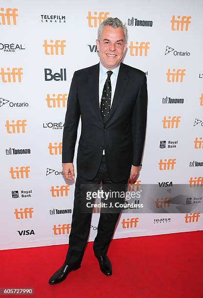 Actor Danny Huston attends the 2016 Toronto International Film Festival Premiere of "All I See Is You" at the Princess of Wales Theatre on September...