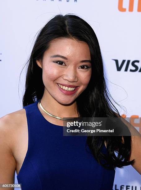 Actress Caroline Chan attends the " ASSIGNMENT" Premiere during 2016 Toronto International Film Festival at Ryerson Theatre on September 14, 2016 in...