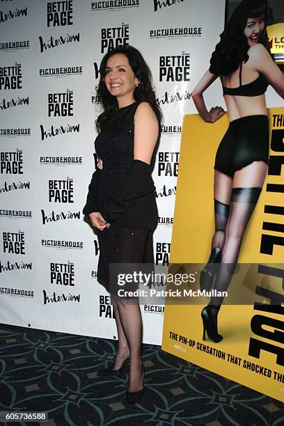 Guinevere Turner attends The New York Premiere of THE NOTORIOUS BETTIE PAGE hosted by INTERVIEW Magazine and Picturehouse at AMC Loews 19th St. On...