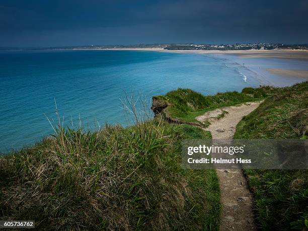 southwest coast path - south west coast path stock-fotos und bilder