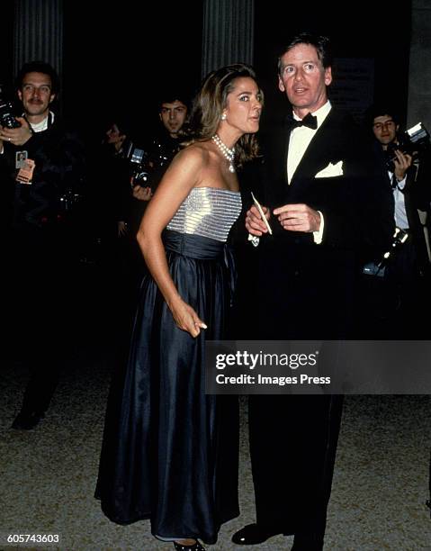 Calvin Klein and Kelly Klein circa 1988 in New York City.