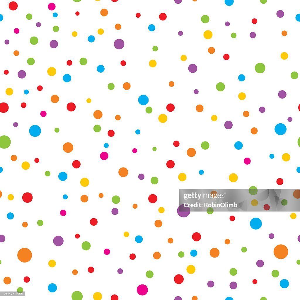 Colorful Dots Seamless Pattern High-Res Vector Graphic - Getty Images