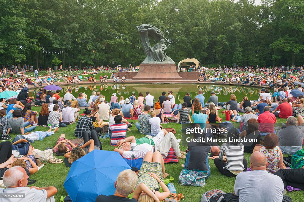 Chopin concert in Lazienki Park