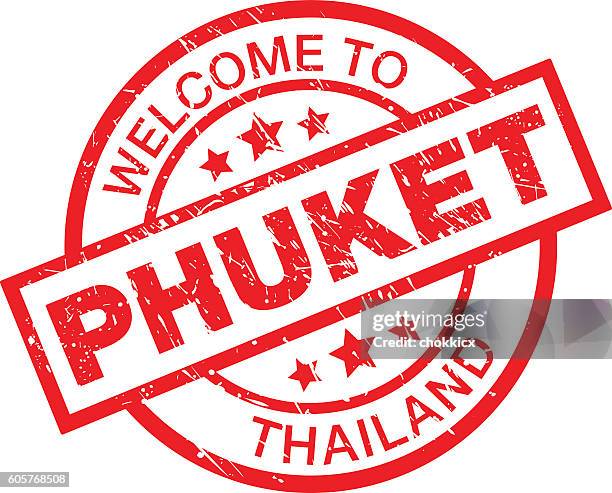 willkommen in phuket - phuket stock-grafiken, -clipart, -cartoons und -symbole