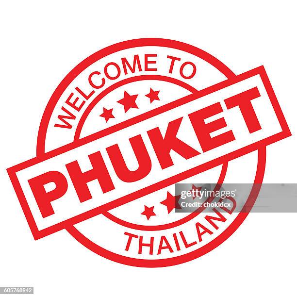 willkommen in phuket - phuket stock-grafiken, -clipart, -cartoons und -symbole