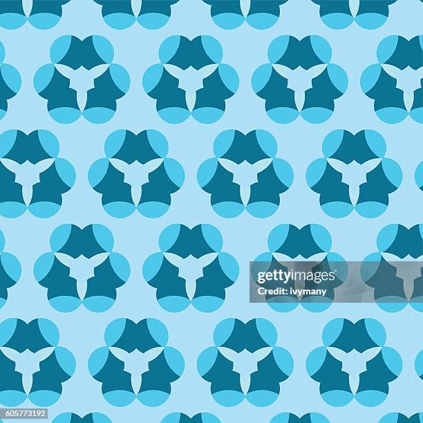 abstract flower retro pattern background - table cloth texture stock illustrations