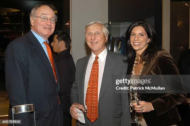 Richard Menschel, Peter Sacerdote and Sally Horchow attend MONT BLANC & THE NEW YORKER Invite You To Celebrate The Publication Of THE ART OF...