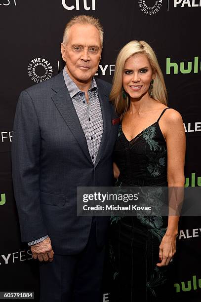 Actor Lee Majors and Faith Majors arrive at The Paley Center for Media's 10th Annual PaleyFest Fall TV Previews honoring STARZ's Ash vs. Evil Dead at...