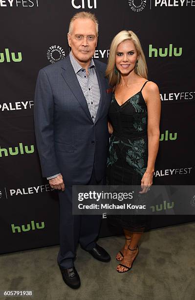 Actor Lee Majors and Faith Majors arrive at The Paley Center for Media's 10th Annual PaleyFest Fall TV Previews honoring STARZ's Ash vs. Evil Dead at...