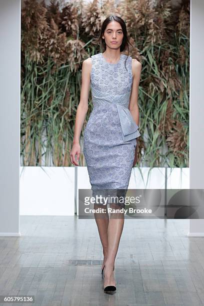 Model walks the Kimora Lee Simmons Presentation for September 2016 Spring 2017 during New York Fashion Week at The Gallery, Skylight at Clarkson Sq...