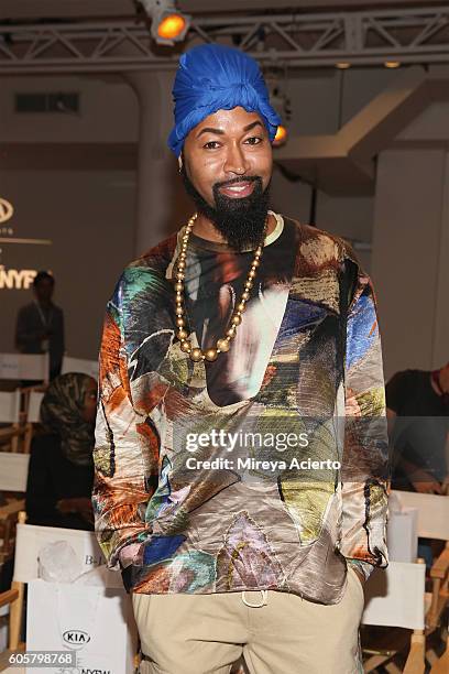Celebrity stylist, Ty Hunter attends FrontRow fashion show during Style360 NYFW September 2016 at Metropolitan West on September 14, 2016 in New York...