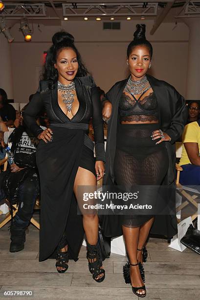 Rachel Blount and Sacha Stewart attend FrontRow fashion show during Style360 NYFW September 2016 at Metropolitan West on September 14, 2016 in New...