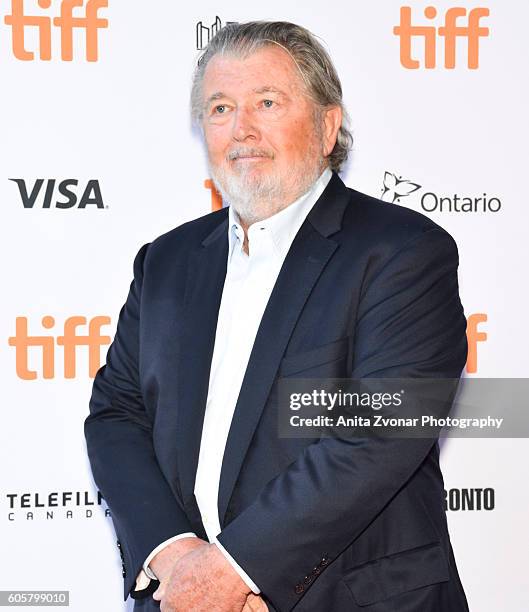 Screenwriter Denis Hamill and Director Walter Hill attend the " Assignment" premiere during 2016 Toronto International Film Festival at Ryerson...
