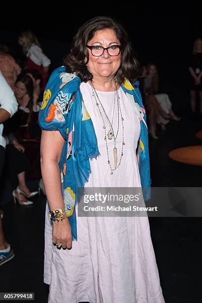 Farn Mallis attends the Naeem Khan fashion show during September 2016 New York Fashion Week at The Arc, Skylight at Moynihan Station on September 14,...