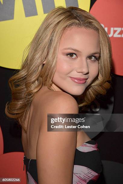 Actress Isabella Acres attends The Buzzies, BuzzFeed's Pre-Emmy party produced by Pen&Public, at HYDE Sunset: Kitchen + Cocktails on September 14,...