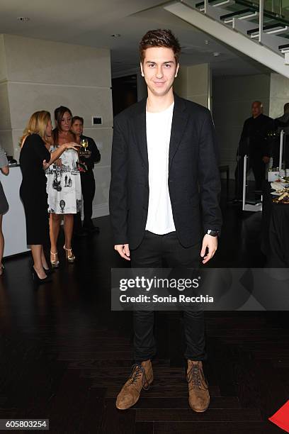 Nat Wolff attends "In Dubious Battle" cocktail reception at Shangri La Residences on September 14, 2016 in Toronto, Canada.