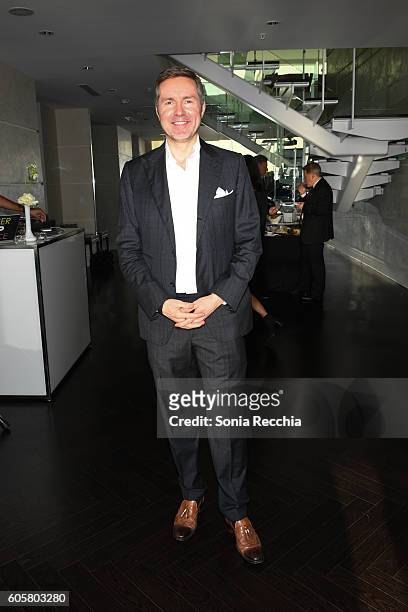 Marcus Doyle attends "In Dubious Battle" cocktail reception at Shangri La Residences on September 14, 2016 in Toronto, Canada.
