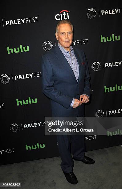 Actor Lee Majors at the The Paley Center For Media's PaleyFest 2016 Fall TV Preview - STARZ's "Ash Vs. Evil Dead" held at The Paley Center for Media...