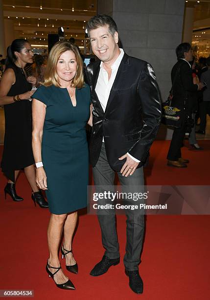 Barbara Hackett and Ron White attend Nordstrom Gala at Toronto Eaton Centre on September 14, 2016 in Toronto, Canada.