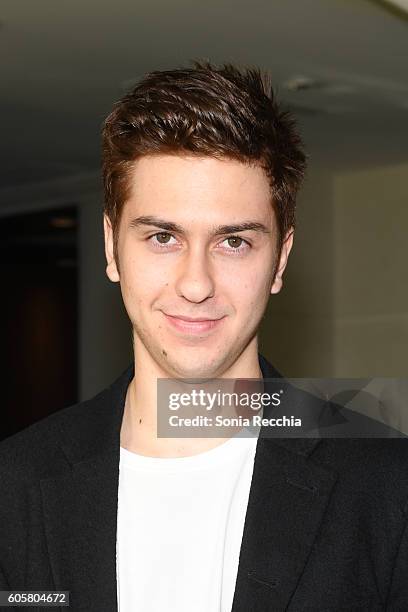 Nat Wolff attends "In Dubious Battle" cocktail reception at Shangri La Residences on September 14, 2016 in Toronto, Canada.