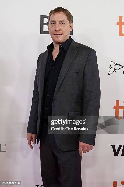 Director Mark Williams attends the premier of "The Headhunter's Calling" at Roy Thomson Hall on September 14, 2016 in Toronto, Canada.