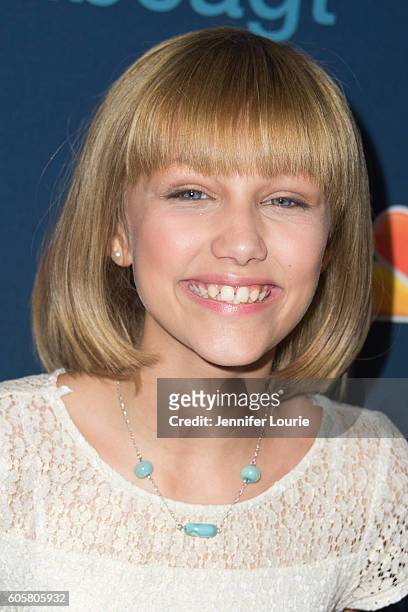 Winner of "America's Got Talent" Season 11 Grace Vanderwaal arrives at the "America's Got Talent" Season 11 Finale Live Show at the Dolby Theatre on...