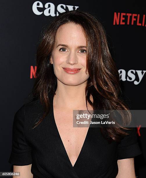 Actress Elizabeth Reaser attends the premiere of "Easy" at The London Hotel on September 14, 2016 in West Hollywood, California.