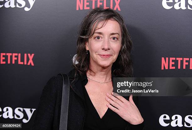 Actress Jane Adams attends the premiere of "Easy" at The London Hotel on September 14, 2016 in West Hollywood, California.