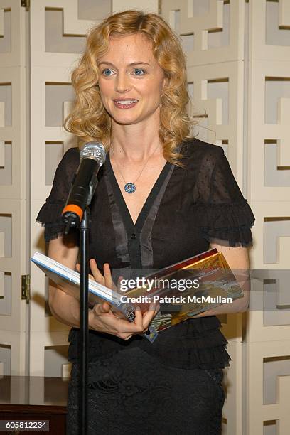 Heather Graham attends VANITY FAIR & COLE HAAN celebrate Lauren Redniss' new book "CENTURY GIRL" to benefit The Accompanied Library Society at Cole...