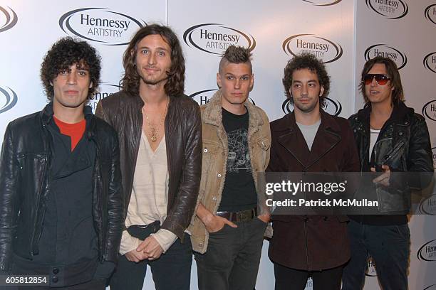 The Strokes attends Hennessy Artistry The "Global Art of Mixing" Event at Capitale on October 17, 2006 in New York City.