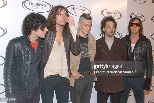 The Strokes attends Hennessy Artistry The "Global Art of Mixing" Event at Capitale on October 17, 2006 in New York City.