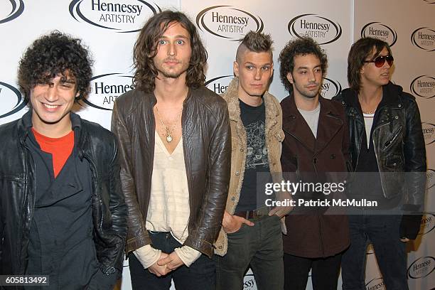 The Strokes attends HENNESSY ARTISTRY "Global Art of Mixing" Event at Capitale on October 17, 2006 in New York City.