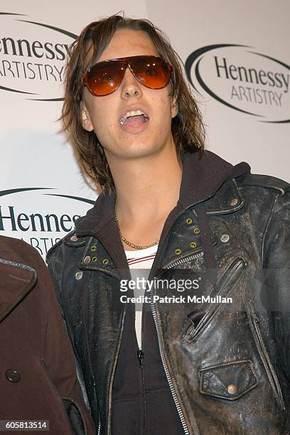 Julian Casablancas of The Strokes attends HENNESSY ARTISTRY "Global Art of Mixing" Event at Capitale on October 17, 2006 in New York City.