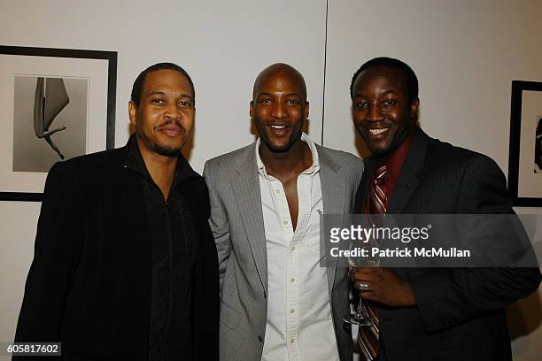 Mark Richard Ford, Clifton Oliver and Fred Jones attend HUGH JACKMAN and HUGO BOSS present MOVE FOR AIDS, the new global project by photographer...