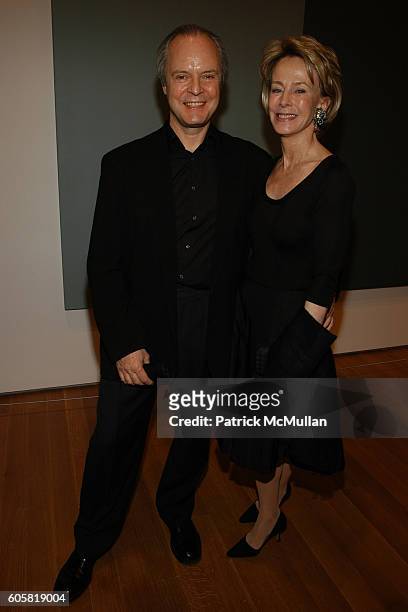 Julian Lethbridge and Anne Bass attend MoMA Opening Celebrating Brice Marden: A Retrospective of Paintings and Drawings at MoMA on October 24, 2006.