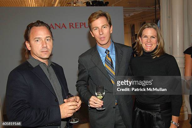 Jack Calhoun and Marka Hansen attend BANANA REPUBLIC Spring 2007 Fashion Show at Puck Building on October 24, 2006 in New York City.