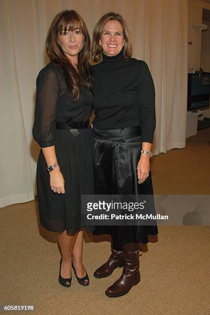 Deborah Lloyd and Marka Hansen attend BANANA REPUBLIC Spring 2007 Fashion Show at Puck Building on October 24, 2006 in New York City.