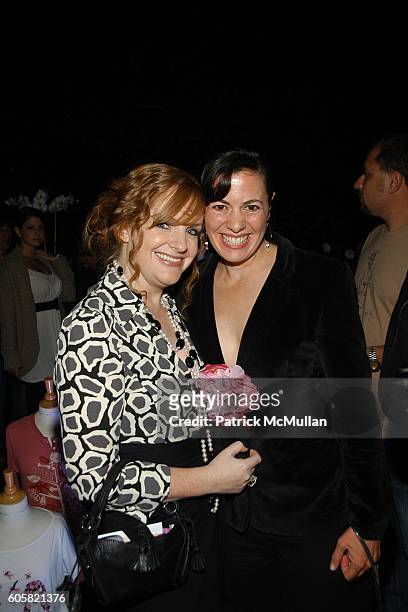 Pomeroy and Jacqueline Mazarella attend Design a Cure at Los Angeles on October 5, 2006.