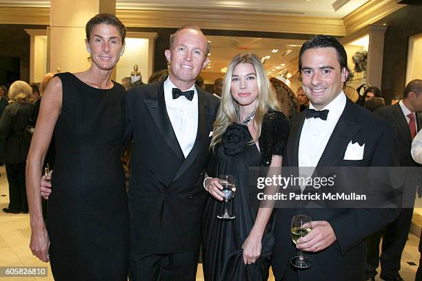 Somers Farkas, Mark Gilbertson, Alexandra Lind Rose and Lewis Rose attend Dennis Basso Hosts Cocktail Reception to Benefit The Society of Memorial...