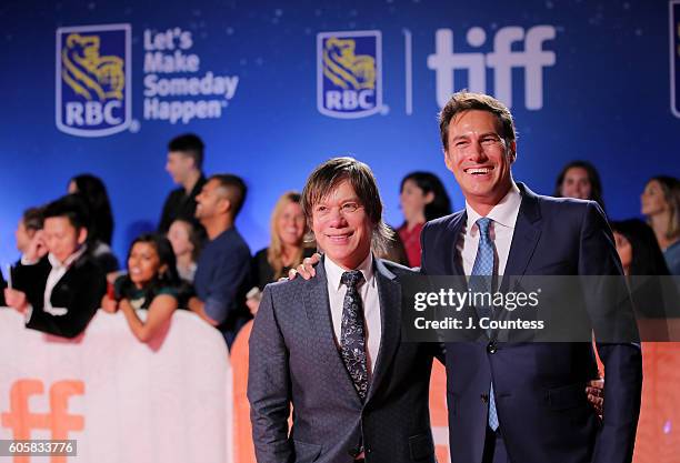 Producer Alan Siegel and Craig Flores attend the 2016 Toronto International Film Festival Premiere of "The Headhunter's Calling" at Roy Thomson Hall...